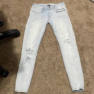 American Eagle super low jeggings super stretch x